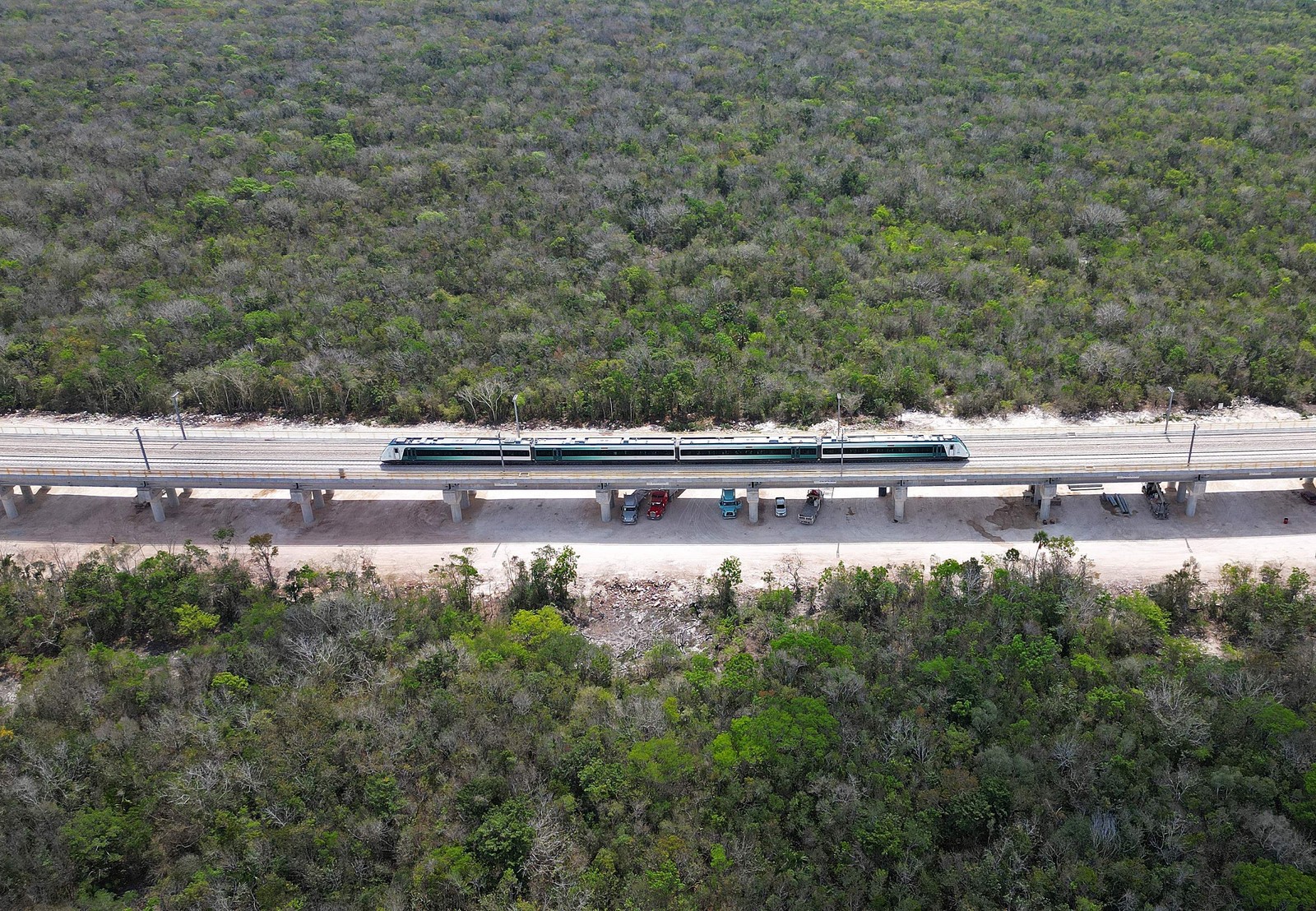 A maior parte corresponde ao Parque Nacional Bajos del Norte, uma reserva submarina no Golfo do México — Foto: Carl de Souza/AFP