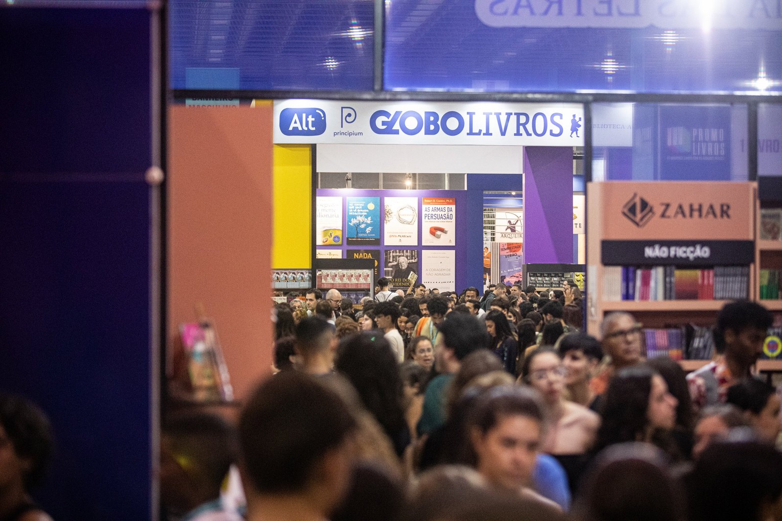 Bienal do Livro de 2023. Evento comemora 40 anos. — Foto: Hermes de Paula/Agência O Globo