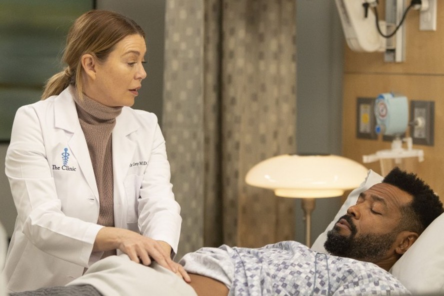 Ellen Pompeo em cena como Meredith Grey