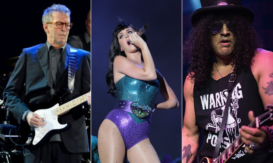 Eric Clapton, Katy Perry e Slash: no Rio em 2024