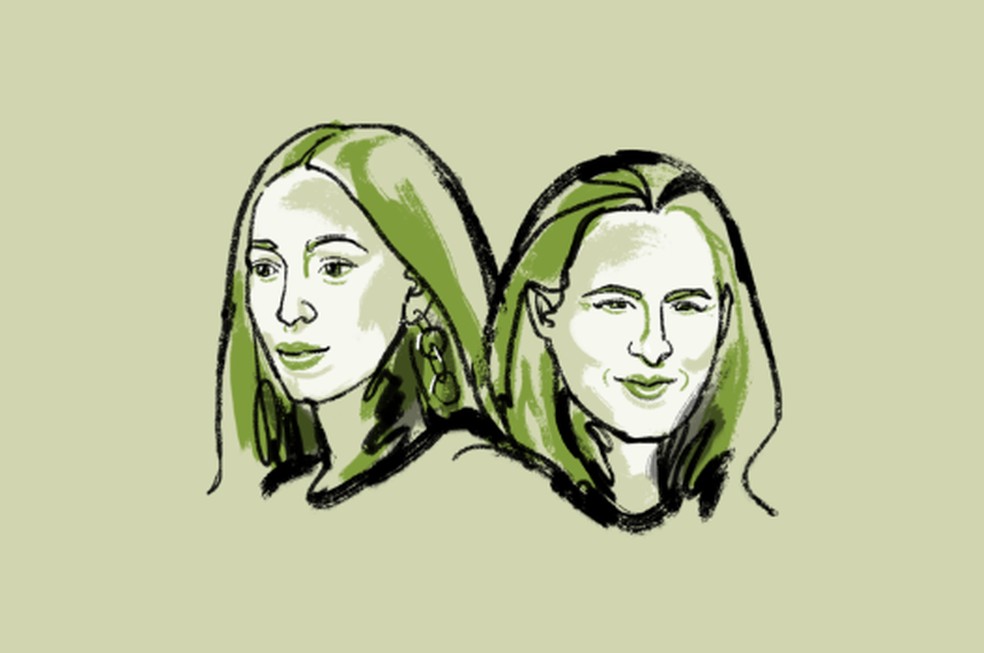 Ilustração das deputadas trans Erika Hilton e Duda Salabert no site da Revista Time — Foto: Reprodução sobre ilustração de Jonny Ruzzo para revista Time