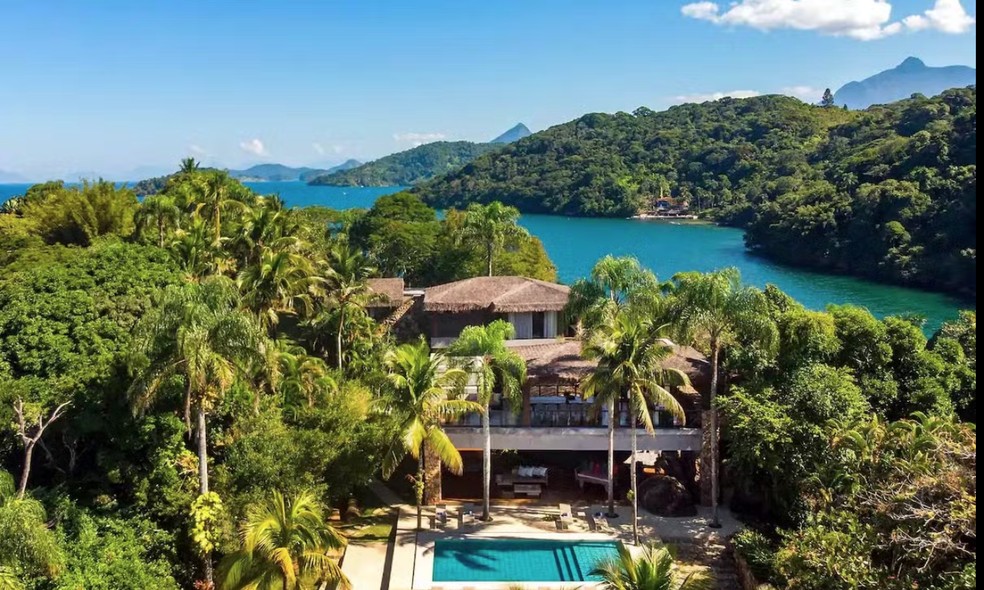 A Ilha do Japão, em Angra dos Reis — Foto: Reprodução