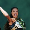 A cantora brasileira Ludmilla em show no festival californiano Coachella, que adotou NFTs no lugar de ingressos - Reprodução
