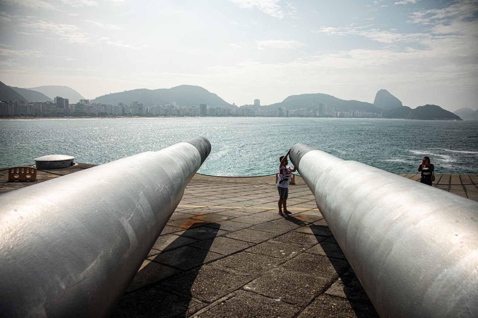 Local é repleto de canhões da época que ainda era utilizado em prol da segurança da cidade — Foto: Hermes de Paula