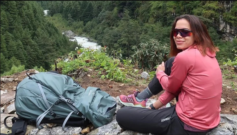 Anitta em viagem ao Nepal — Foto: Reprodução/Instagram