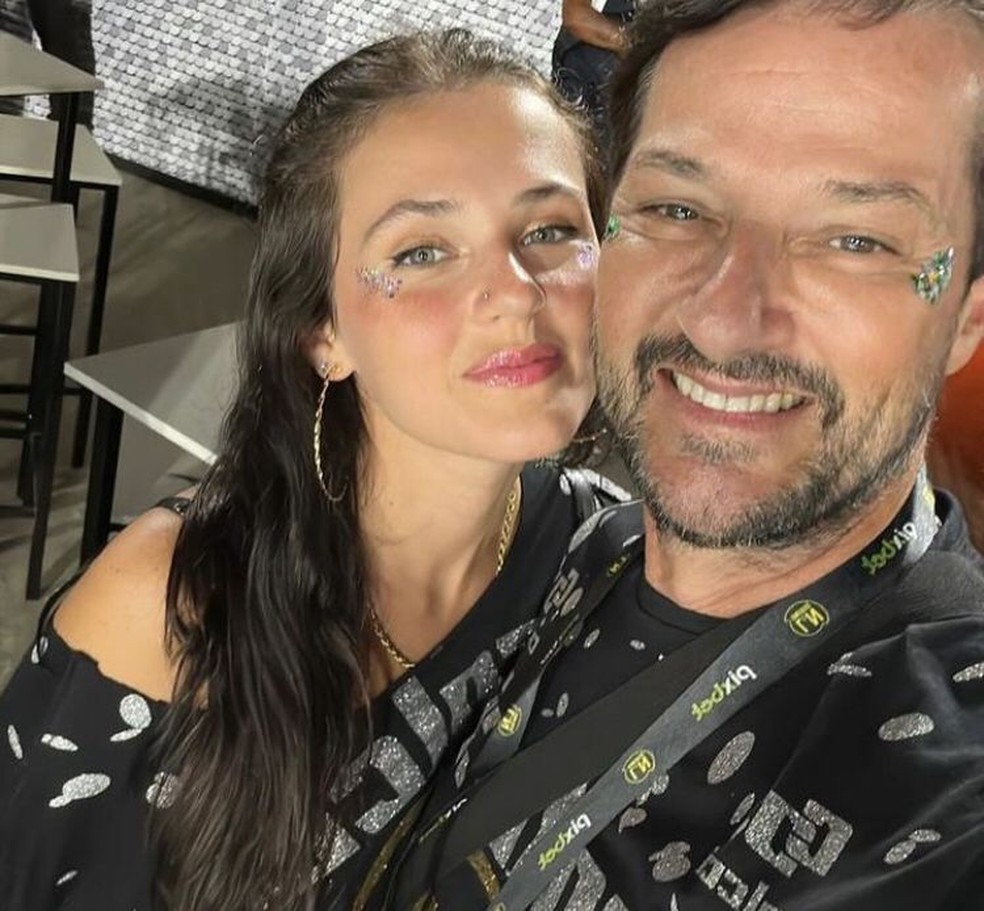 Marcelo Serrado e a filha — Foto: Reprodução/Instagram