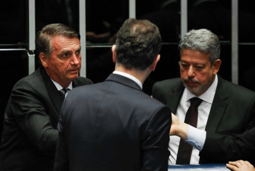 Jair Bolsonaro, Arthur Lira e Rodrigo Pacheco: sucessão no Congresso em jogo