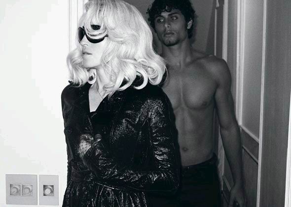 Madonna e seu ex-namorado, o modelo brasileiro Jesus Luz. Casal ficou junto por 2 anos. — Foto: DIVULGAÇAO
