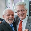 O presidente Lula ao lado do deputado federal e pré-candidato em BH, Rogério Correia - Ricardo Stuckert