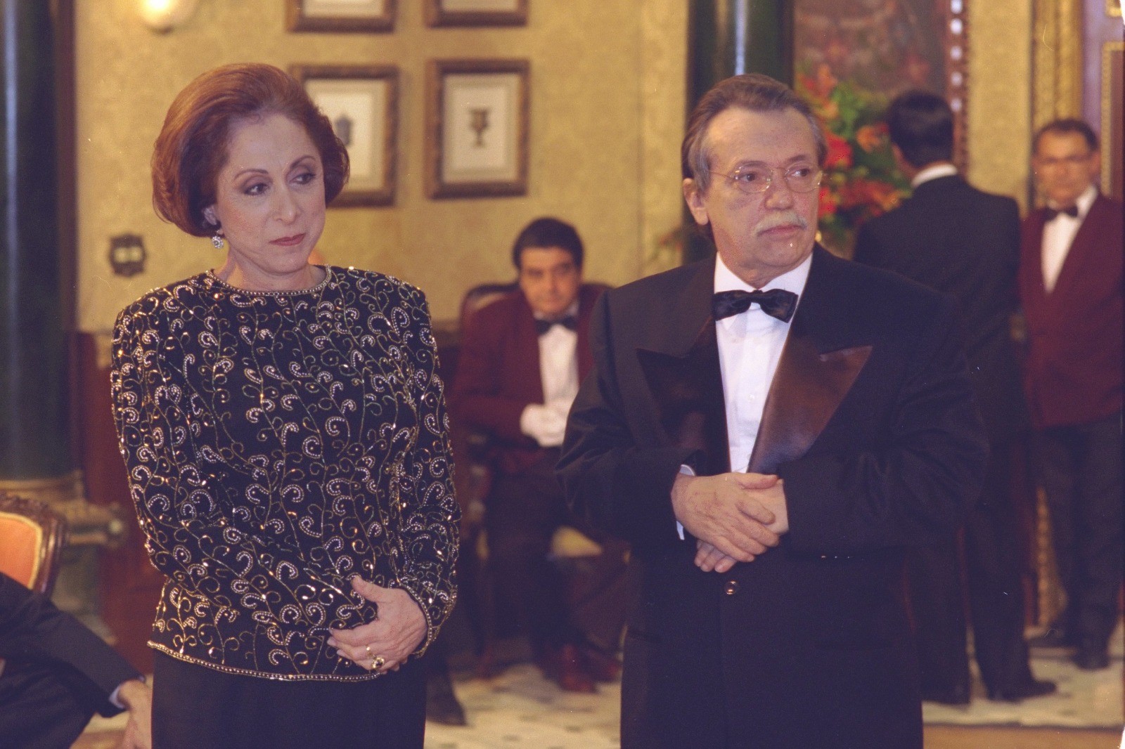 Aracy Balabanian com Gianfranceso Guarniere em 'A próxima vítima' (1995) 