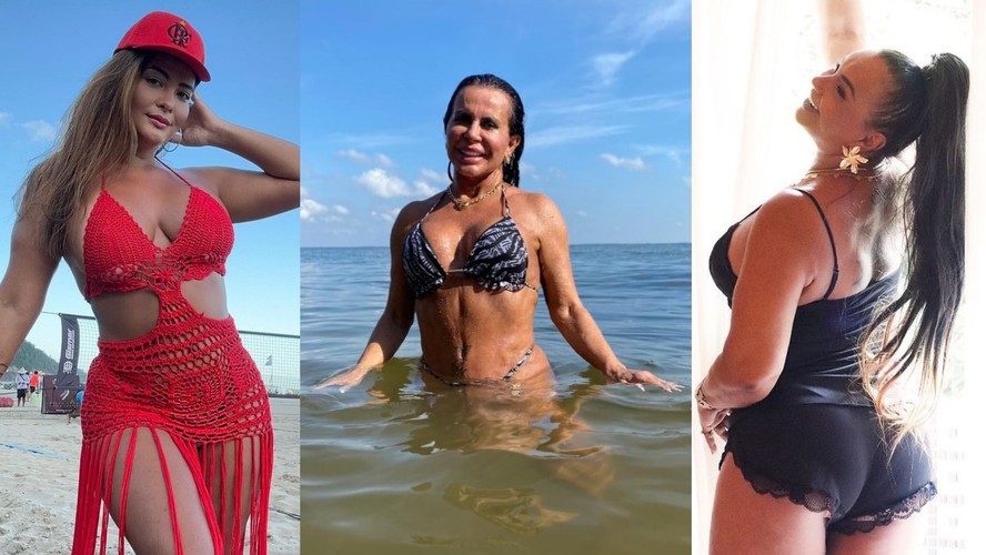 Famosas não abrem mão dos cuidados com o corpo