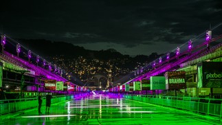 Luz cênica do Sambódromo será protagonista no carnaval 2024. Ao menos 9 escolas irão usá-la — Foto: Guito Moreto