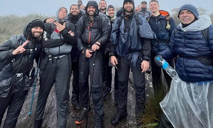 Pablo Marçal no Pico dos Marins, em Piquete (SP)