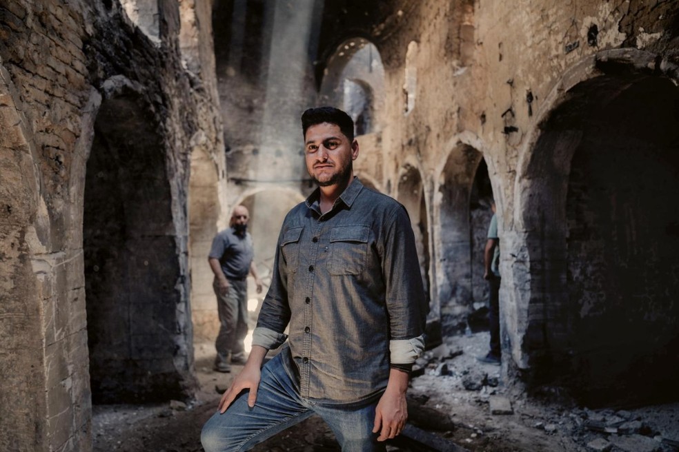  Hemin Bakir, jornalista baseado no Iraque, trabalhou para o BNN por quase um ano — Foto: Emily Garthwaite /The New York Times