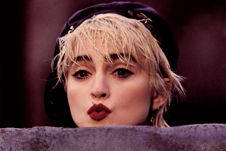 Madonna no filme 'Quem é essa garota' (1987) — Foto: Divulgação