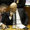 O presidente da Câmara, Arthur Lira, e o ministro Alexandre de Moraes, do STF - Cristiano Mariz/Agência O Globo