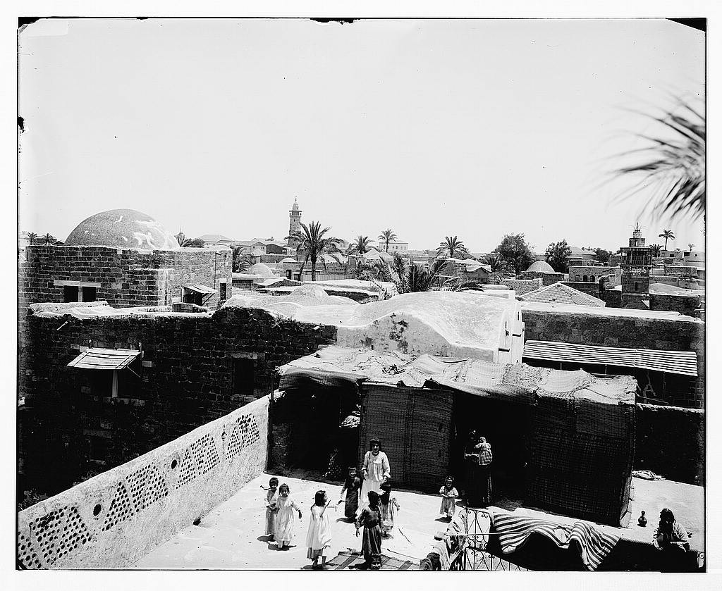 Cidade de Gaza no início da década de 1940 — Foto: G. Eric and Edith Matson Photograph Collection/Library of Congress