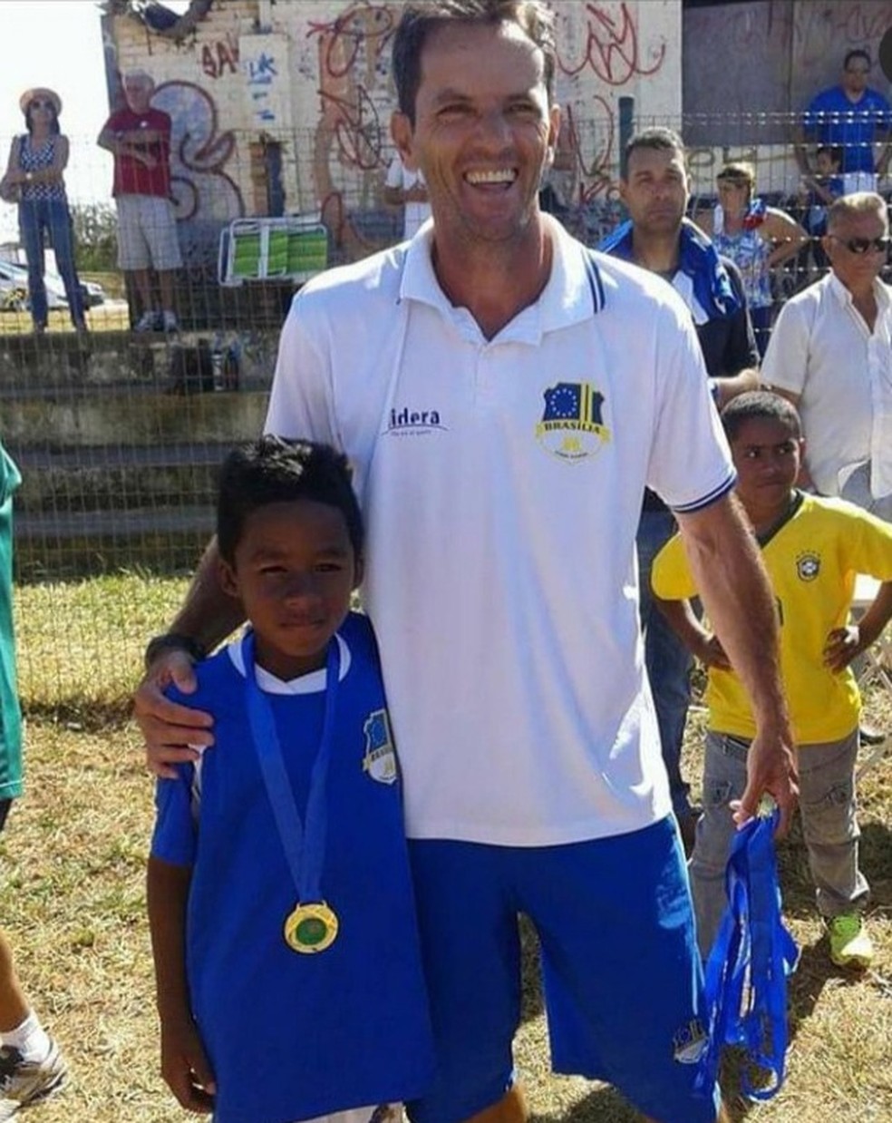 Endrick na Brasília Fut Academy — Foto: Arquivo pessoal