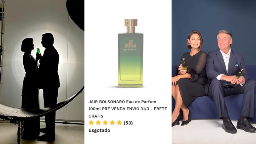 Perfume de Bolsonaro esgota em seis horas