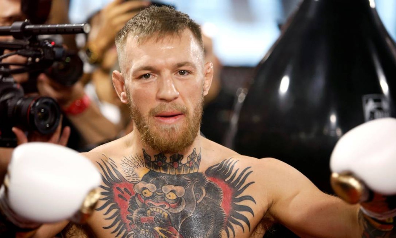 1º - Conor McGregor (lutador de MMA): US$ 180 milhões — Foto: Steve Marcus / Reuters