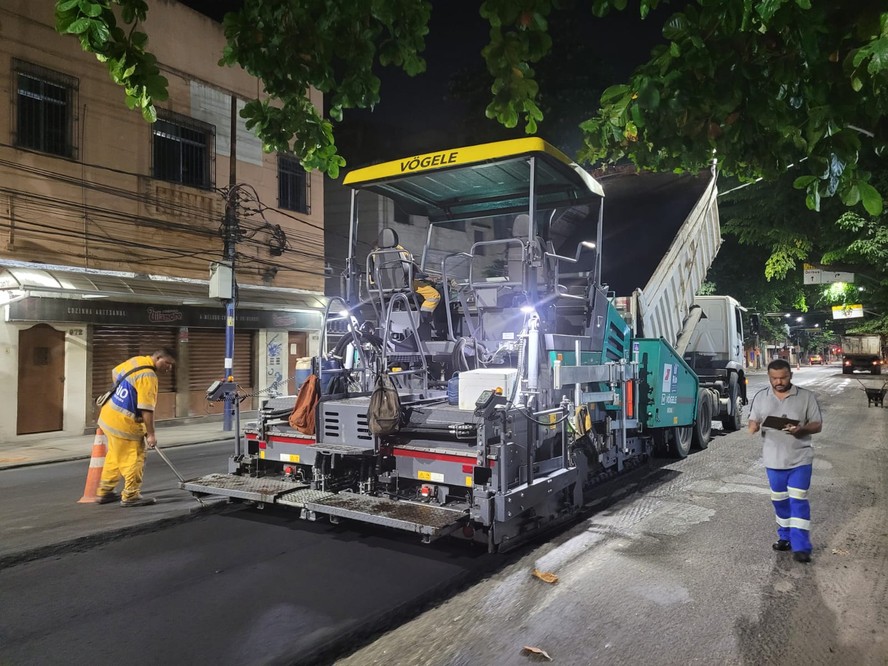 Bairros da Zona Norte estão sendo beneficiados pelo Programa Asfalto Liso