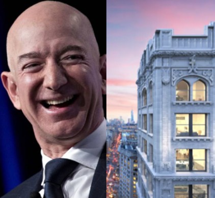 Jeff Bezos tem patrimônio bilionário em imóveis nos EUA — Foto: Bloomberg//Divulgação Sotheby's