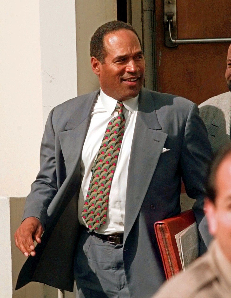 O.J. Simpson. durante julgamento por matar ex-mulher nos EUA — Foto: AP Photo/Mark J. Terrill