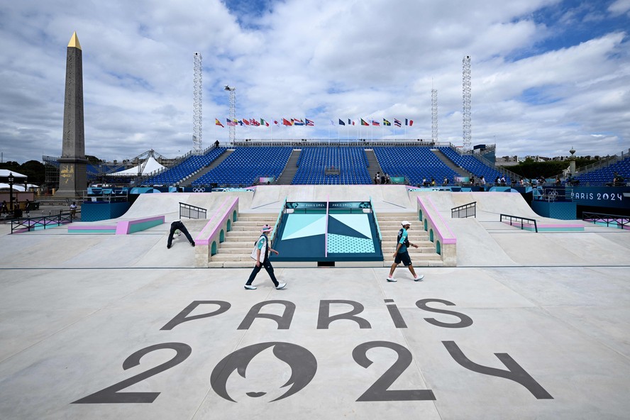 Local de disputa do skate na Olimpíada de Paris 2024