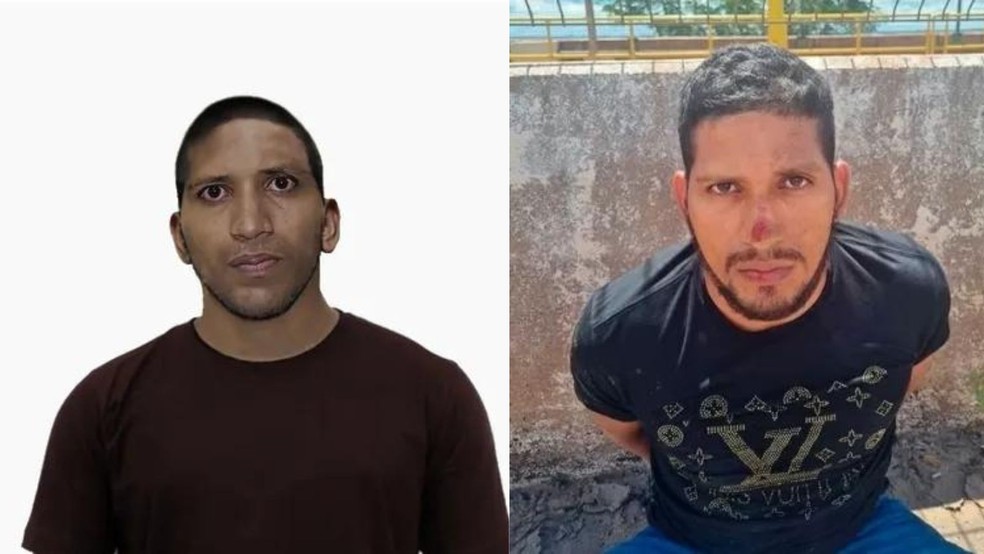 Veja as transformações visuais dos fugitivos de Mossoró com as simulações da PF — Foto: Montagem - Reprodução / Polícia Federal