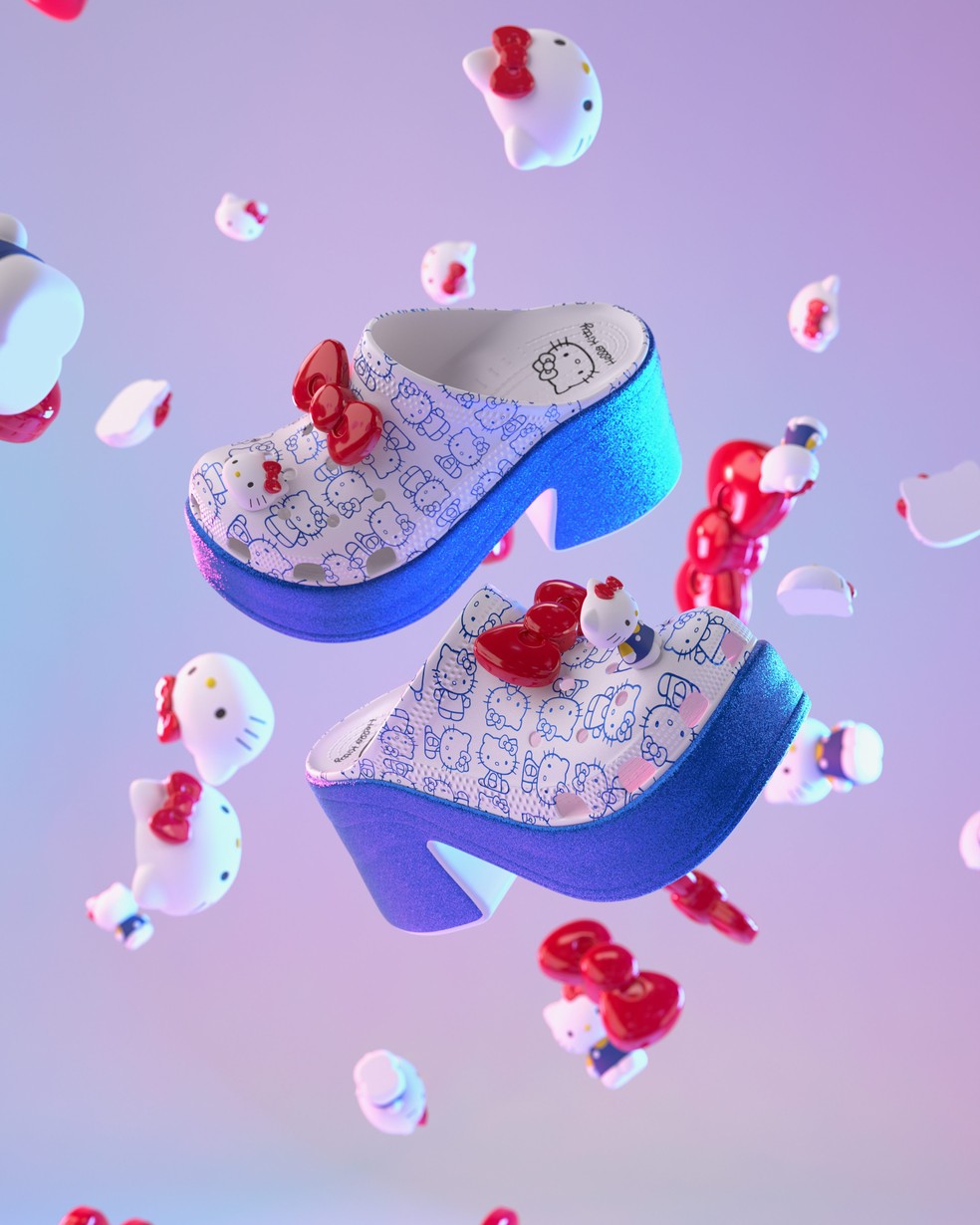 Sapato em homenagem à personagem: modelo da marca Crocs — Foto: Divulgação