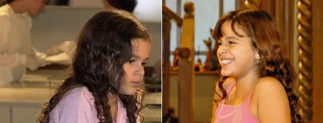A atriz Bruna Marquezine estreou em novelas da Globo como a sofredora Salete, em "Mulheres Apaixonadas" (2003), de Manoel Carlos; em "América" (2005), fez o papel de Flor, uma garota cega