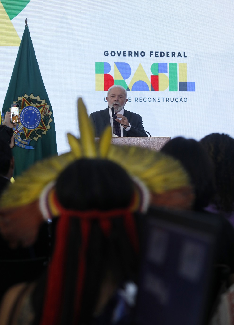 Lula no lançamento do programa Mais Médicos.  — Foto: Cristiano Mariz