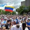 Protesto em Caracas contra a anunciada vitória de Maduro - Juan BARRETO / AFP