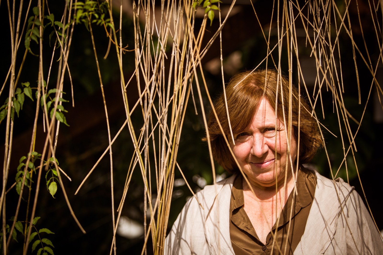 A bielorrusa Svetlana Alexievich, vencedora do Nobel de Literatura em 2015 - Foto Bárbara Lopes / Agência O Globo