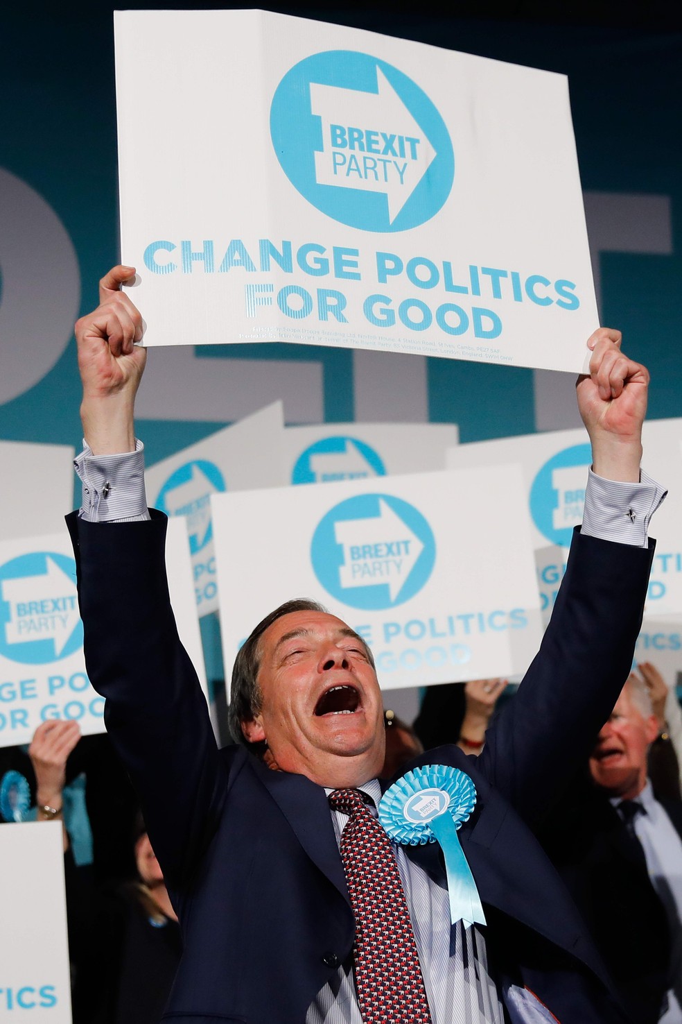 Nigel Farage, arquiteto do Brexit — Foto: AFP