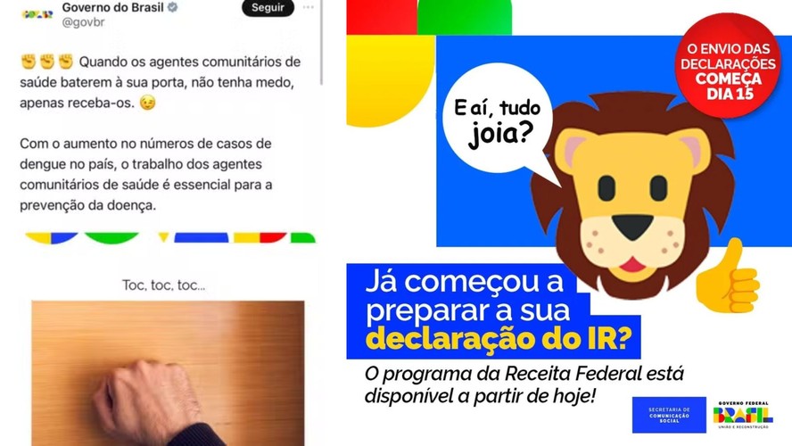 Perfil do governo federal ironizou operação contra Carlos Bolsonaro e caso das joias, pelo qual o ex-presidente é investigado