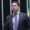 O deputado federal Alexandre Ramagem, na tribuna da Câmara - Mário Agra/Câmara dos Deputados/12-06-2024