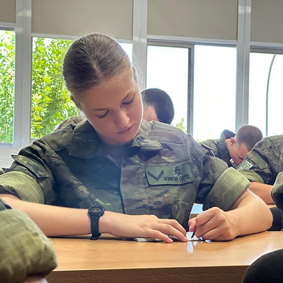 Princesa Leonor inicia o serviço militar no Exército espanhol — Foto: Divulgação/Casa Real de España