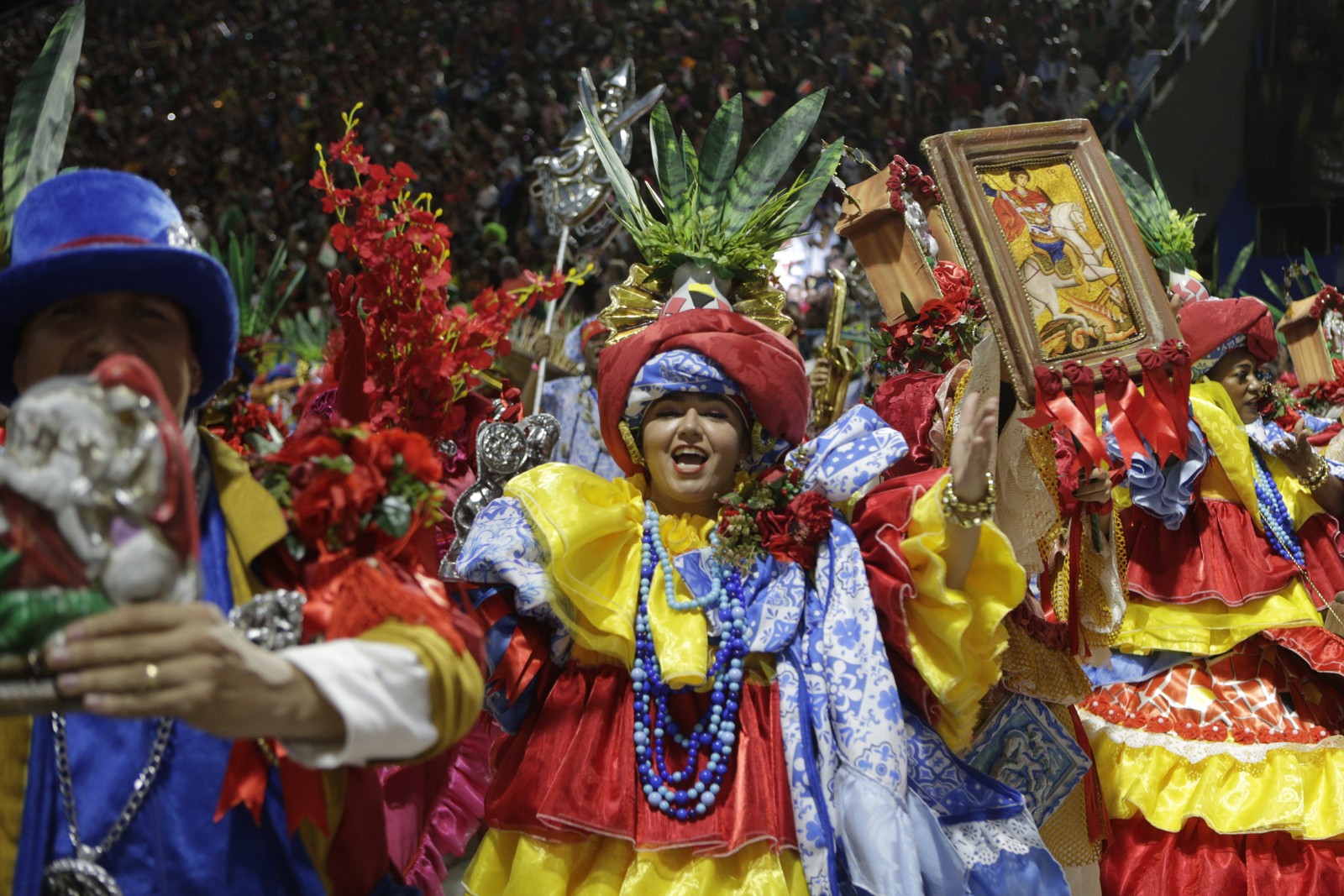 Segunda a desfilar na Sapucaí neste domingo, Grande Rio faz homenagem a Zeca Pagodinho — Foto: Alexandre Cassiano