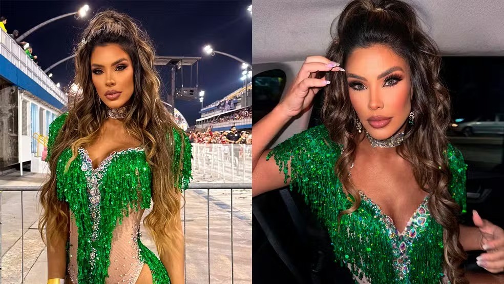   Ex-BBB Ivy Moraes desfilará pela primeira vez. Ela será musa da Barroca Zona Sul, agremiação do carnaval paulista — Foto: Reprodução/Instagram