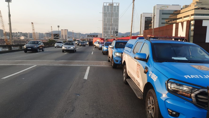 Tentativa de arrastão no Viaduto do Gasômetro