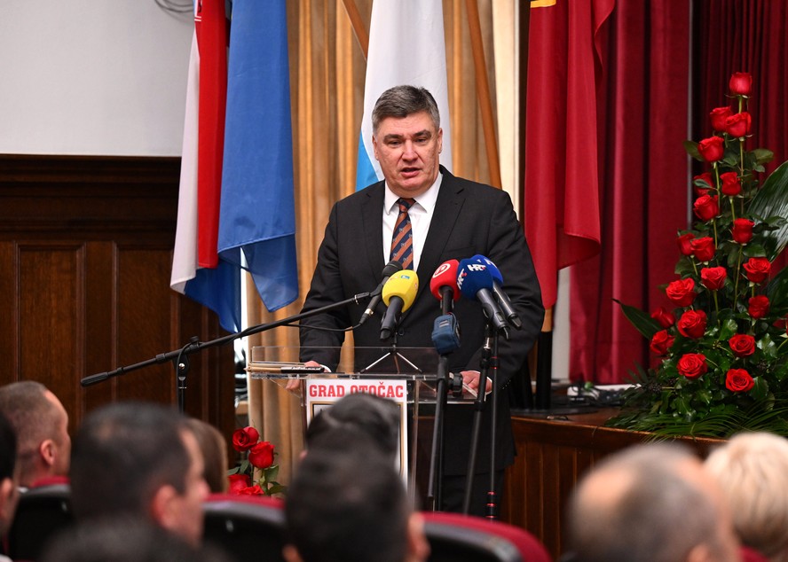 O presidente da Croácia, Zoran Milanovic