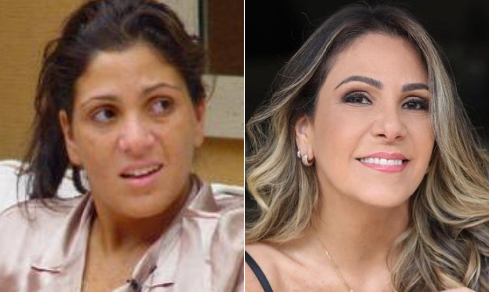 Lembra de Leka? Uma das protagonistas do BBB 1 — Foto: TV Globo e Reprodução Instagram