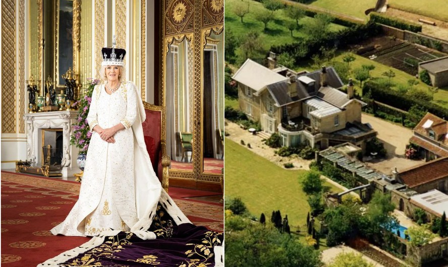 A rainha Camilla e sua casa no condado de Wiltshire, avaliada em mais de R$ 5 milhões