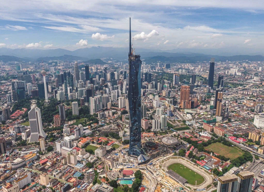 Merdeka 118, em Kuala Lumpur (Malásia); 2023; 678,9 metros - 118 andares — Foto: PNB Merdeka Ventures Sdn Bhd
