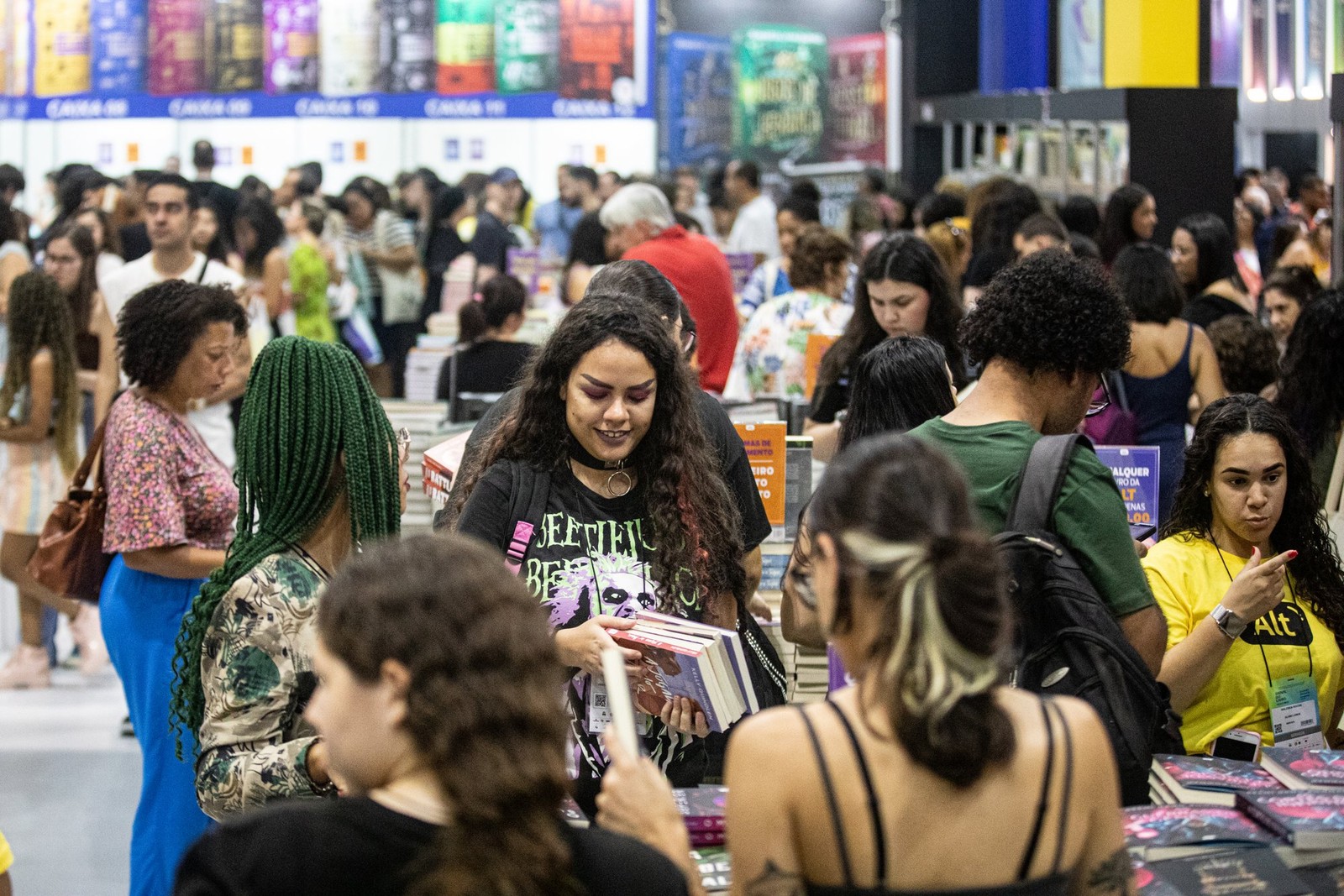 Bienal do Livro de 2023. Evento comemora 40 anos. — Foto: Hermes de Paula/Agência O Globo