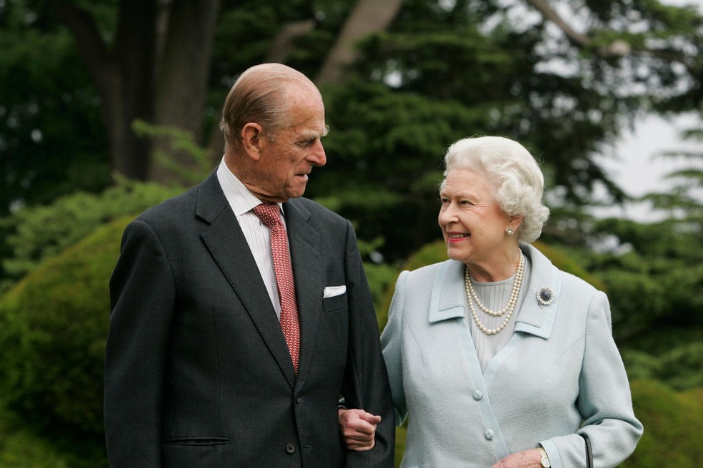 Rainha Ralizabeth II dormia separada de Philip — Foto: Getty Images