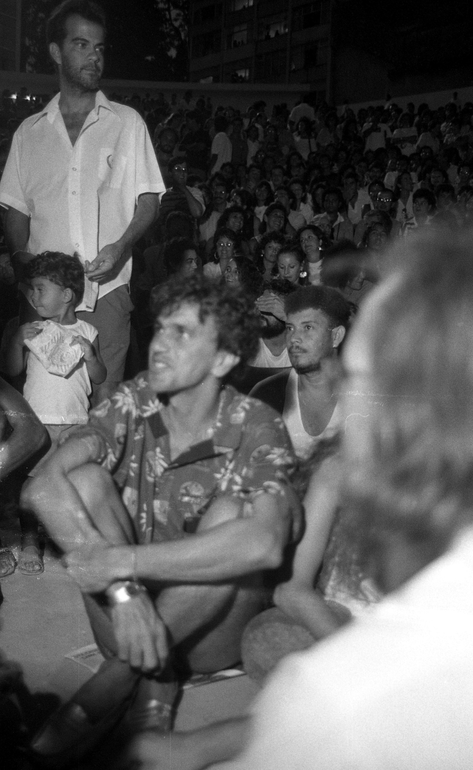 Caetano Veloso assiste ao show de reinauguração da concha acústica de Salvador  — Foto: Reginaldo Pereira / Agência O Globo