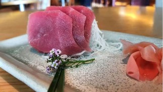 Naga: sashimi de bluefin a R$ 150 o trio — Foto: Divulgação