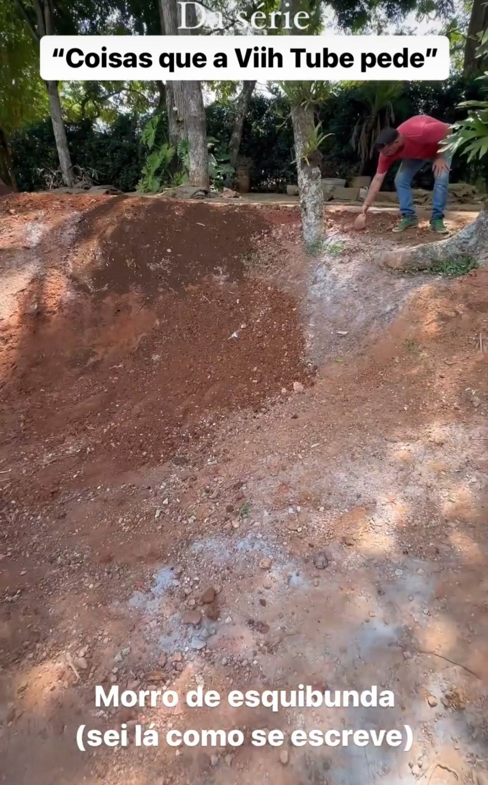 Eliezer mostra reta final da obra de sua casa e de Viih Tube — Foto: Reprodução/Instagram